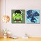 4 Pack Paint by Numbers Kit for Kids with Frame- Cartoon Paint by Numbers with Frame,Cartoon Painting Kits for Kids Ages 4-8 for Present Decor 8x8 Inch